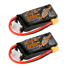 RCHackers 3S 2200mAh 11.1V 35C RC Lipo Battery with XT60 Plug